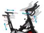 Cyklotrenažér Hammer Finnlo Maximum Speedbike PRO možnost nastavení